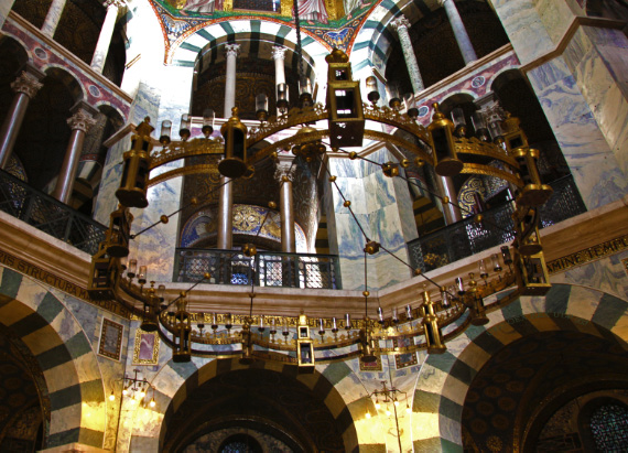 Barbarossa Chandelier, made c. 1165 - 1170 on the order of Emperor Frederick I, Barbarossa