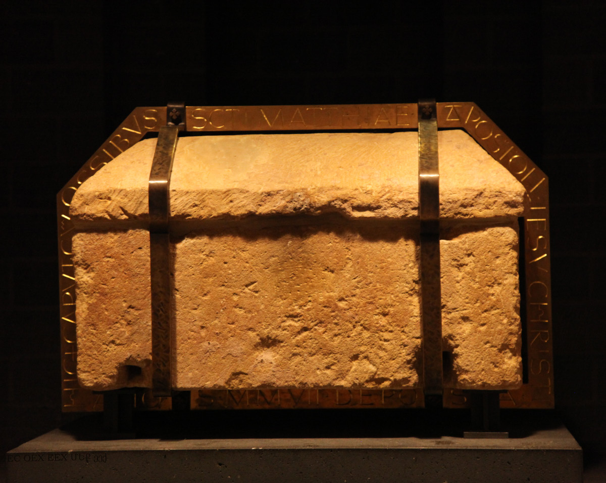 reliquary in Trier of Apostle Mattias