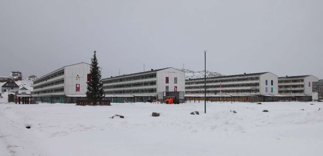 tenement housing blocks in Nuut